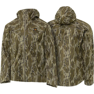 DV8 CYCLONE 3L RAIN JACKET MOSSY OAK BOTTOMLAND LARGE