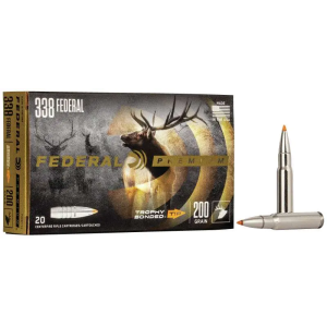 Federal PB338TT200 338 Cal 300 gr Trophy Bonded Tip 50 Per Box