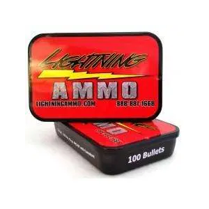 Lightning Ammo 22 Cal .224 55 gr FMJ-BT w/c 100rd Tin