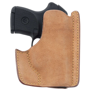 Galco PH652 Front Pocket Natural Horsehide Fits Springfield XD-S/Taurus 709 Slim/Ruger Max-9/FN 503 Ambidextrous Hand