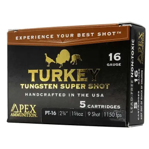 APEX 16G 2-3/4 1-5/8OZ #9 TSS TKY