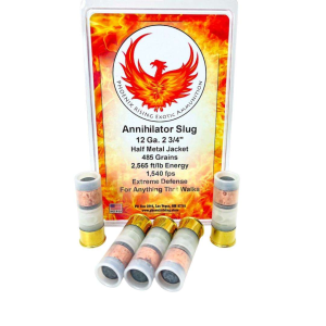 12 GA Phoenix Rising Annihilator Slug Ammo