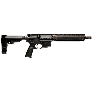 Daniel Defense DDM4 MK18 556 103 No Magazine Black Threaded Barrel FDE SB Tactical SBA3 Brace Pistol
