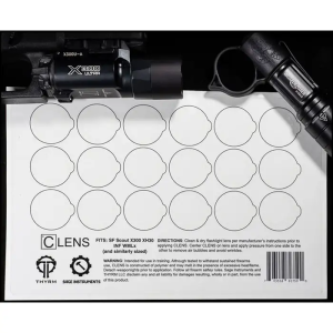 CLENS LENS PROTECTION FOR FLASHLIGHTS AND WEAPON LIGHTS