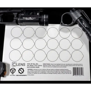 CLENS LENS PROTECTION FOR FLASHLIGHTS AND WEAPON LIGHTS