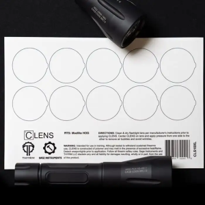 CLENS LENS PROTECTION FOR FLASHLIGHTS AND WEAPON LIGHTS