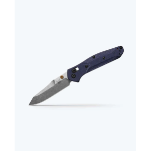 Benchmade Mini Osborne, Denim Micarta, Reverse Tanto Blade, Folding Knife