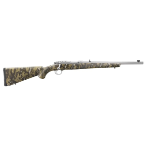 RUGER 77/44 44 MAG BOLT RIFLE, 16.6 STS T.B. BBL, DESOLVE CAMO, 4RD