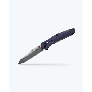 Benchmade Osborne, Denim Micarta, Reverse Tanto Blade, Folding Knife