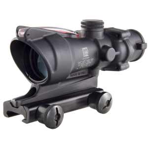 Trijicon ACOG 4x32mm, Red Chevron .223/5.56 BDC Reticle, Rifle Scope