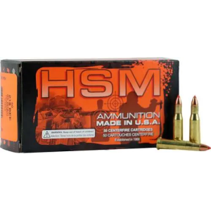 HSM AMMO .218 BEE 35GR. V-MAX 50-PACK