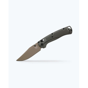 Benchmade TaggedOut, Deep Olive Grivory, Clip-Point Blade, Folding Knife