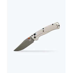Benchmade TaggedOut, Tan Grivory, Clip-Point Blade, Folding Knife