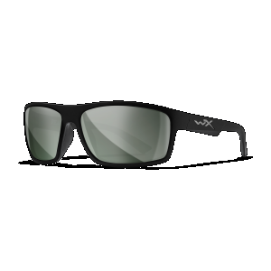 Wiley X ACPEA06 Peak Grey Silver Flash Lenses/Matte Black Frame Sunglasses