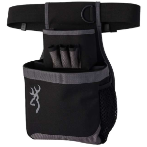 Browning 121062692 Flash Shell Pouch 1 box Black/Gray Nylon Adjustable