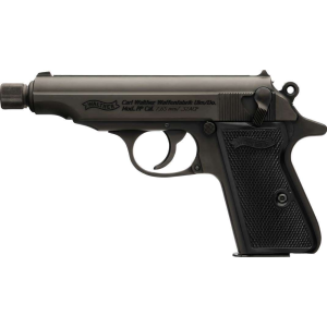 WAL PP SD 32ACP THREADED BLK WITH PANEL GRIP 8RD