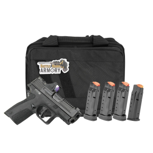 Smith  Wesson Shield X 9mm MS Pistol Loadout Kit w 4x Total Mags Green Dot  Range Bag