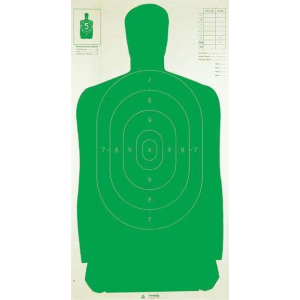 B27Fsa Silhouette Tgt 24X45 Grn (100 Pk)