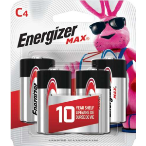 Energizer MAX C Batteries 4 Pack