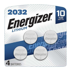 Energizer 2032 Lithium Battery 4 Pack