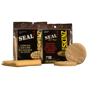 SEAL 1 SS-12 ..38 - .45 CAL TREATED PATCHES 25/BAG