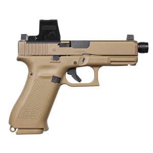 Glock 19X MOS 9mm 452 Threaded Barrel 3 Magazines Optics Ready FDE Pistol w EPS 6 MOA GREEN DOT