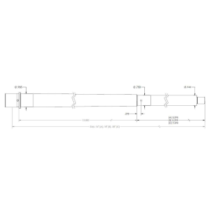Proof Research 128664 AR-Style Barrel Traditional 6mm ARC 16 AR Platform Stainless Steel Stainless Rifle Length with .750 Gas Journal