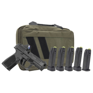 Rost Martin RM1C 9mm 4 Barrel 5 Magazines Viridian RFX11 Green Dot Black Pistol