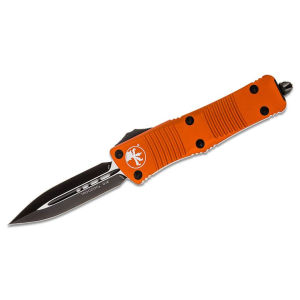 Microtech Troodon D/E Orange Standard OTF Knife