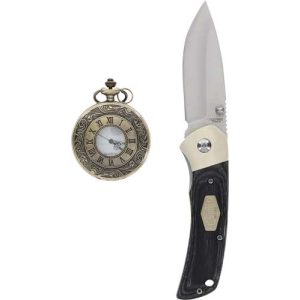OLD TIMER KNIFE/POCKET WATCH COMBO GIFT TIN PROMO Q4 25'<