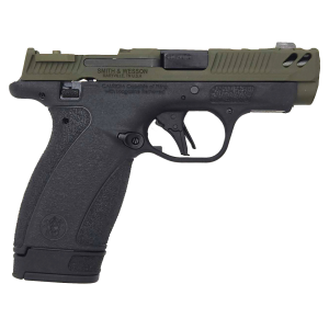 Smith  Wesson PC Bodyguard 20 Carry Comp RMSC Optic Ready 380acp 31 Ported Barrel 2 Magazines w Thumb Safety OD Green Cerakote Slide Pistol
