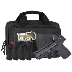 Smith  Wesson Bodyguard 20 380acp 275 Barrel No Thumb Safety Pistol Bundle w 4 Magazines Savior Bag Optic Cut  CT Rad Green Dot