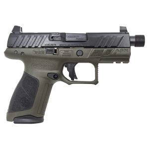 Battle Hawk Armory Beretta APX A1 Tactical, 9mm, 4.2 Barrel, 3 Magazines, Optics Ready, OD Green, Pistol