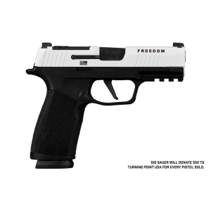 Sig Sauer Freedom Series Turning Point USA P365 XMacro 37 Optics Ready Black  White 9mm Pistol