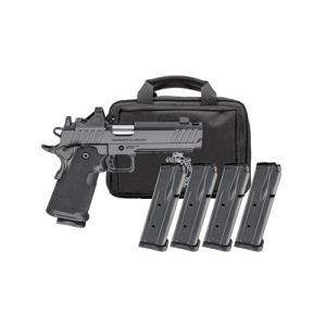 Springfield Armory 1911 DS Prodigy Comp AOS GearUp Bundle 9mm 5 Compd Barrel 4 Magazines Viridian RFX11 Green Dot Pistol