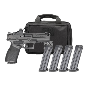 Springfield Armory Echelon 45F 9mm 45 Compd Barrel 4 Magazines Viridian RFX11 Green Dot Black Pistol