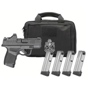Springfield Armory Hellcat OSP GearUp Bundle 9mm 3 Barrel 4 Magazines Viridian RFX11 Green Dot Black Pistol