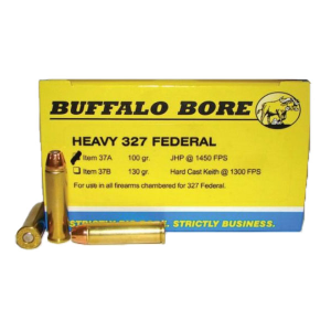 Buffalo Bore Ammunition 37A/20 Heavy 327 Federal Mag 100 gr Jacketed Hollow Point (JHP) 20 Bx/ 12 Cs