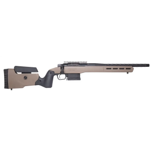 Cnc Firearms CNCFX722CM Faxon FX7 22 Creedmoor 5+1 16 Black Spiral Fluted Threaded Barrel, Black Receiver w/Picatinny Rail, MDT Flat Dark Earth Polymer Stock