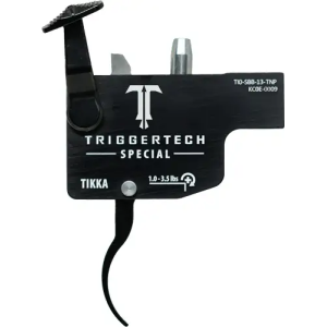 TriggerTech TI0SBB13TNP Diamond Black Curved Lever Fits Tikka Right Hand