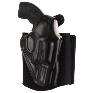 Galco AG600RB Ankle Glove Fits Ankles up to 13 Black Leather Hook & Loop Compatible w/ Sig P365/P365 SAS/Glock 42 Right Hand