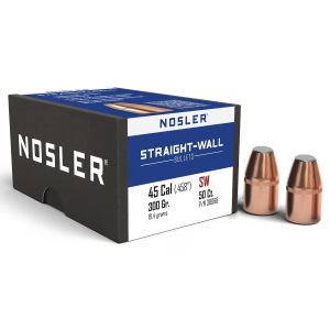 Nosler 38068 Straight Wall 458Cal 300gr Power Point 50CT