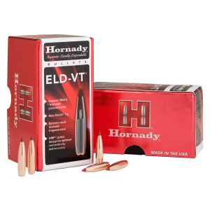 Hornady 25412 ELD-VT 25Cal 95gr 100 Per Box/25Case