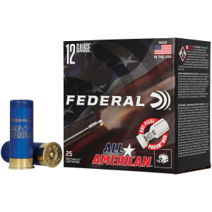 Federal FAA12H8 All-American 12Gauge 2.75 1 1/8oz 8Shot 25 Per Box/10 Case
