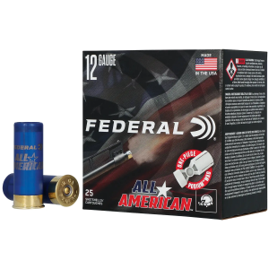 Federal FAA12HC75 All-American 12Gauge 2.75 1 1/8oz 7.5Shot 25 Per Box/10 Case