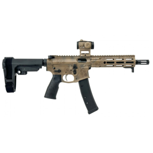 Daniel Defense DDPCC Special Build 9mm 83 Barrel 135rd Magazine Vortex Crossfire II Arid Rattlecan Cerakote Pistol