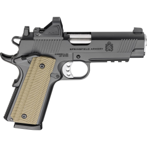 Springfield 1911 Operator AOS GearUp Bundle 45 ACP 425 Barrel 4 Magazines Viridian RFX11 Green Dot Pistol