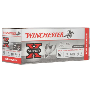 Winchester Ammo WEX1234VP Super X Xpert High Velocity 12 Gauge 3 1 1/8 oz 4 Shot 100 Bx/ 2 Cs (Value Pack)