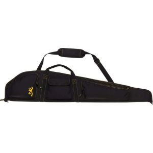 Browning Flexible Rifle Case Black & Gold 50 Black w/Gold Trim 600D Polyester Ripstop Rifle