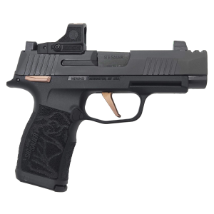 Sig Sauer P365 XL Comp 9mm 12rd 31 Barrel Romeo RS Red Dot Black Rose Gold Pistol